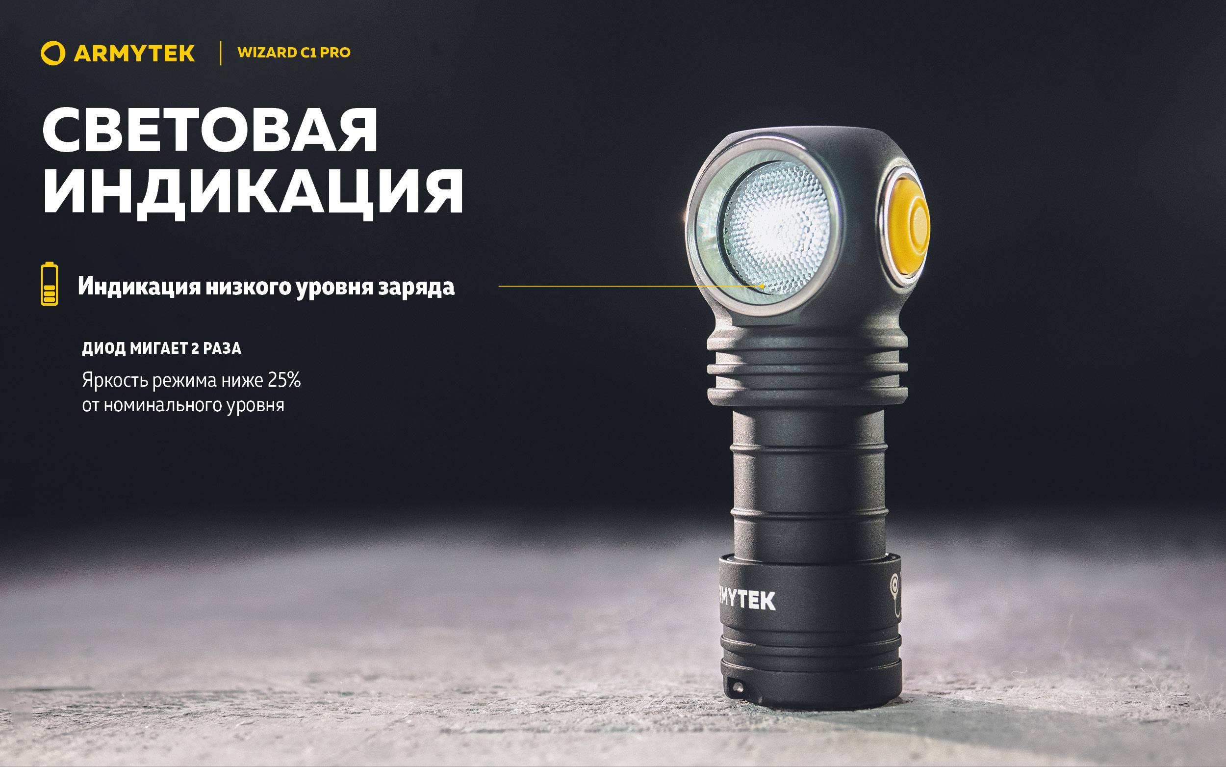 Налобный фонарь Armytek Wizard C1 Pro Magnet USB Armytek ru